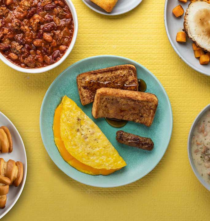 Choose From 60+ Delicious Options