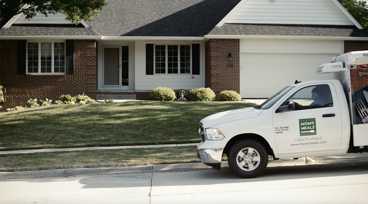 Home Delivery Truck Arriving